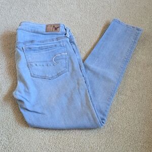 American Eagle Outfitters Light Blue Women’s Jeggings Size 8 Short